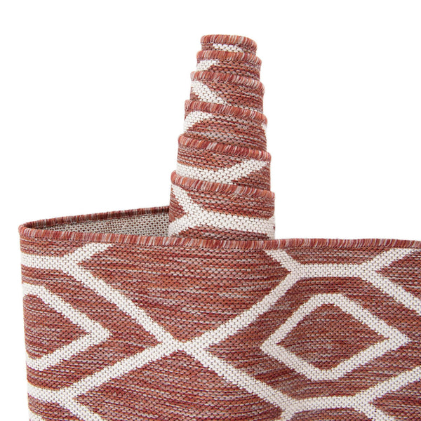 Urban Oasis Rugs Collection Area Rug -  Boulevard (Rust Red) Square Rust Red  lifestyle 18