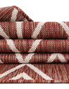 Urban Oasis Rugs Collection Area Rug -  Boulevard (Rust Red) Oval Rust Red  lifestyle 57