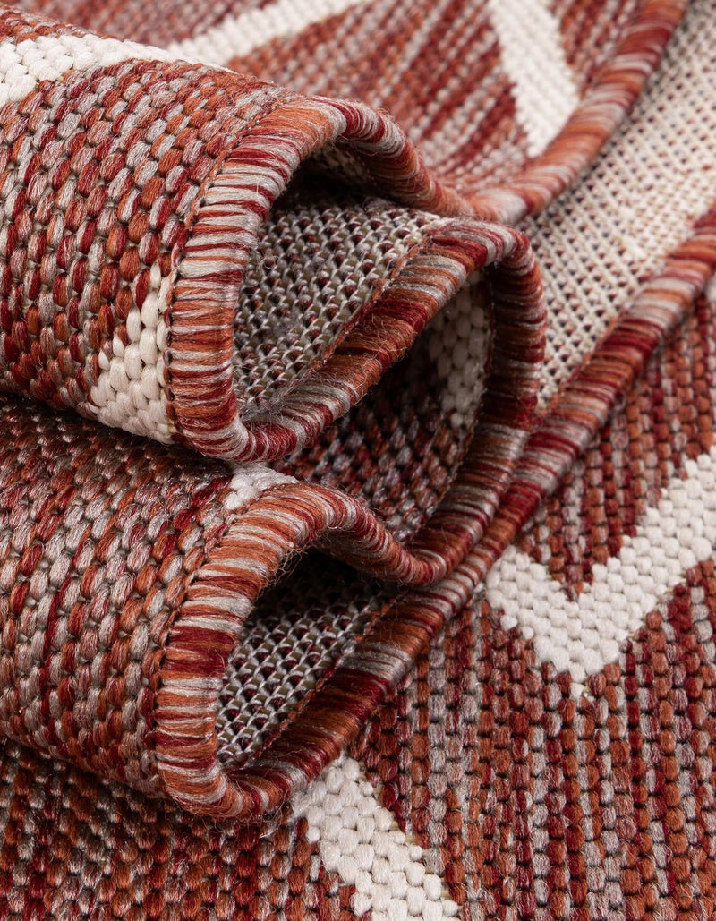 Urban Oasis Rugs Collection Area Rug -  Boulevard (Rust Red) Oval Rust Red  lifestyle 58