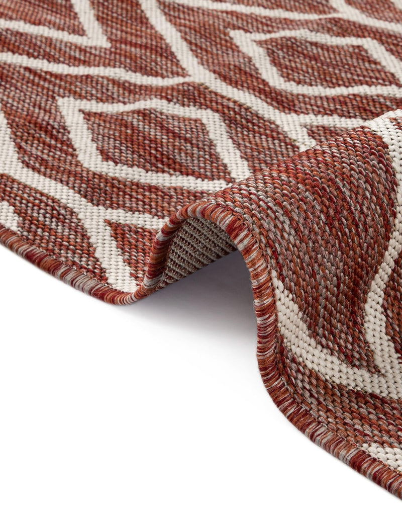 Urban Oasis Rugs Collection Area Rug -  Boulevard (Rust Red) Oval Rust Red  lifestyle 59