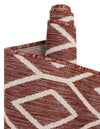 Urban Oasis Rugs Collection Area Rug -  Boulevard (Rust Red) Oval Rust Red  lifestyle 60