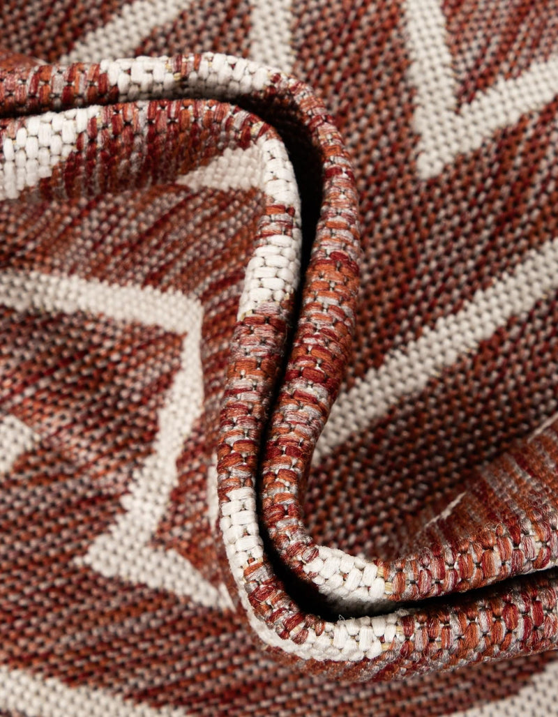 Urban Oasis Rugs Collection Area Rug -  Boulevard (Rust Red) Oval Rust Red  lifestyle 61