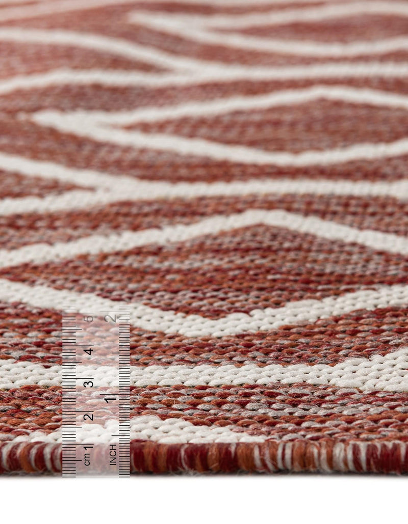 Urban Oasis Rugs Collection Area Rug -  Boulevard (Rust Red) Oval Rust Red  lifestyle 62