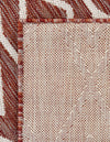 Urban Oasis Rugs Collection Area Rug -  Boulevard (Rust Red) Oval Rust Red  lifestyle 63