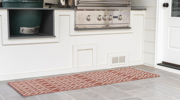 Urban Oasis Rugs Collection Area Rug -  Boulevard (Rust Red) Runner Rust Red  lifestyle 2