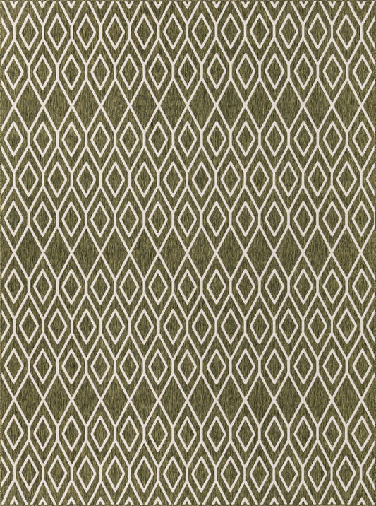 Urban Oasis Rugs Collection Area Rug -  Boulevard (Green) Rectangle Green Main