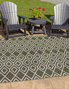 Urban Oasis Rugs Collection Area Rug -  Boulevard (Green) Square Green  lifestyle 0