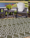 Urban Oasis Rugs Collection Area Rug -  Boulevard (Green) Square Green  lifestyle 2