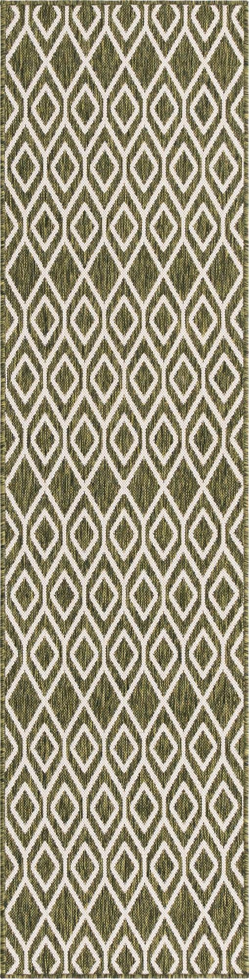 Urban Oasis Rugs Collection Area Rug -  Boulevard (Green) Runner Green Main