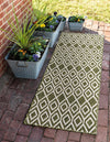 Urban Oasis Rugs Collection Area Rug -  Boulevard (Green) Runner Green  lifestyle 0