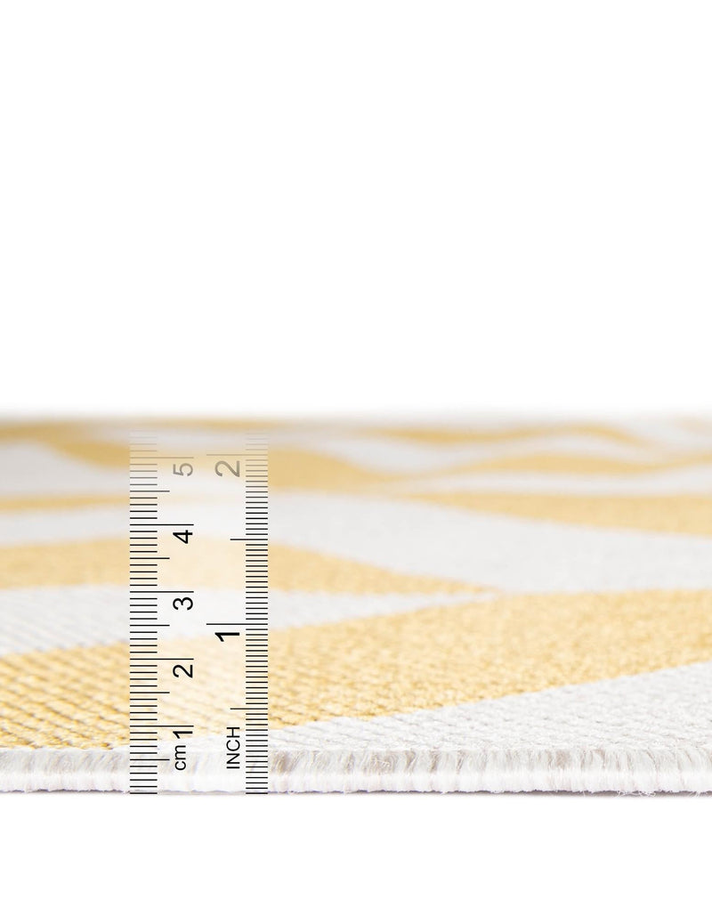 Urban Oasis Rugs Collection Area Rug -  Highrise (Yellow) Oval Yellow  lifestyle 63
