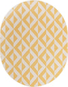 Urban Oasis Rugs Collection Area Rug -  Highrise (Yellow) Oval Yellow Main
