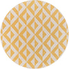 Urban Oasis Rugs Collection Area Rug -  Highrise (Yellow) Round Yellow Main