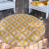 Urban Oasis Rugs Collection Area Rug -  Highrise (Yellow) Round Yellow  lifestyle 0