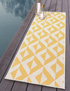Urban Oasis Rugs Collection Area Rug -  Highrise (Yellow) Runner Yellow  lifestyle 0