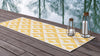 Urban Oasis Rugs Collection Area Rug -  Highrise (Yellow) Runner Yellow  lifestyle 2