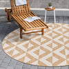 Urban Oasis Rugs Collection Area Rug -  Highrise (Beige) Round Beige  lifestyle 0