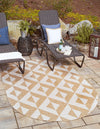 Urban Oasis Rugs Collection Area Rug -  Highrise (Beige) Oval Beige  lifestyle 0