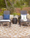 Urban Oasis Rugs Collection Area Rug -  Highrise (Beige) Oval Beige  lifestyle 2