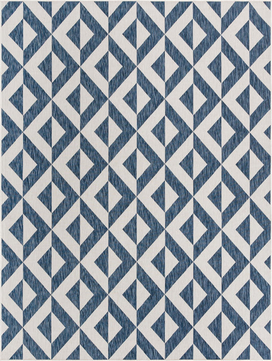 Urban Oasis Rugs Collection Area Rug -  Highrise (Blue) Rectangle Blue  lifestyle 2
