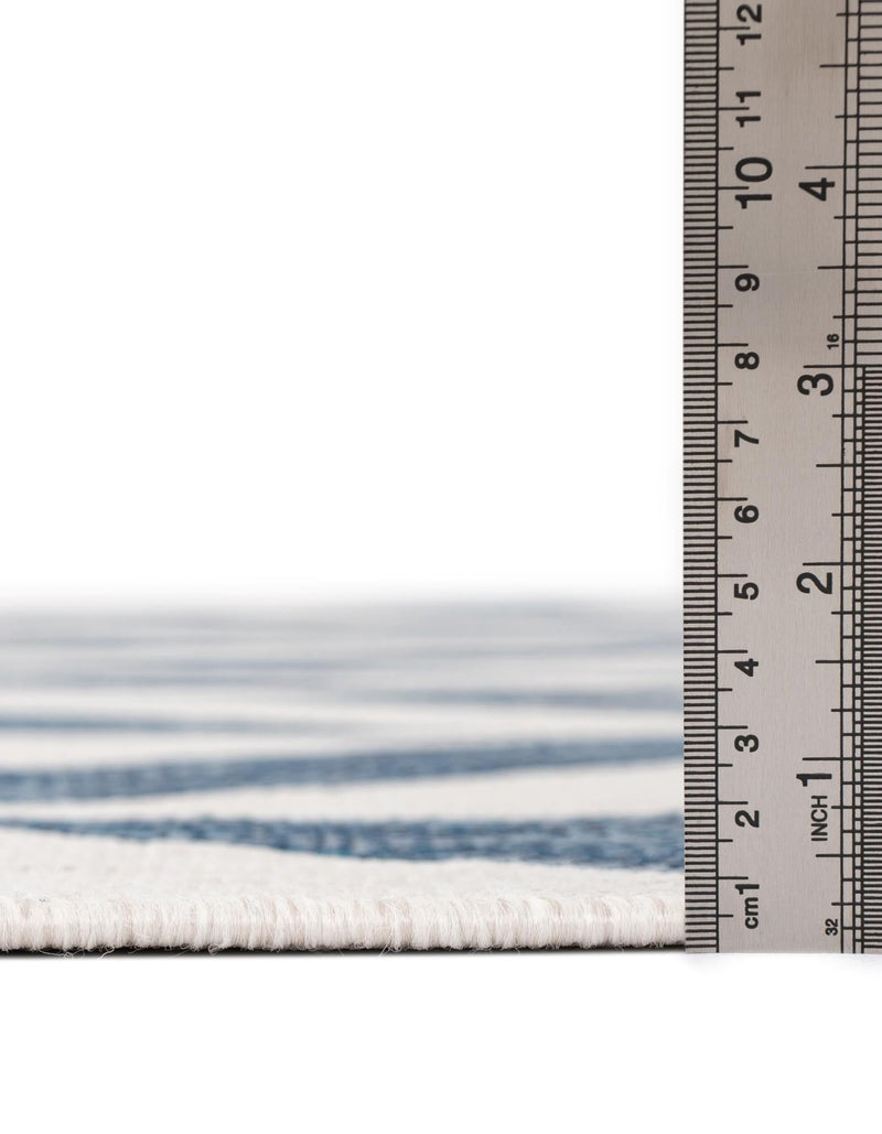 Urban Oasis Rugs Collection Area Rug -  Highrise (Blue) Square Blue  lifestyle 61