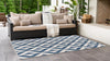 Urban Oasis Rugs Collection Area Rug -  Highrise (Blue) Rectangle Blue  lifestyle 2