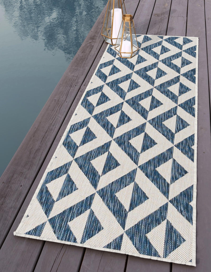 Urban Oasis Rugs Collection Area Rug -  Highrise (Blue) Runner Blue  lifestyle 0
