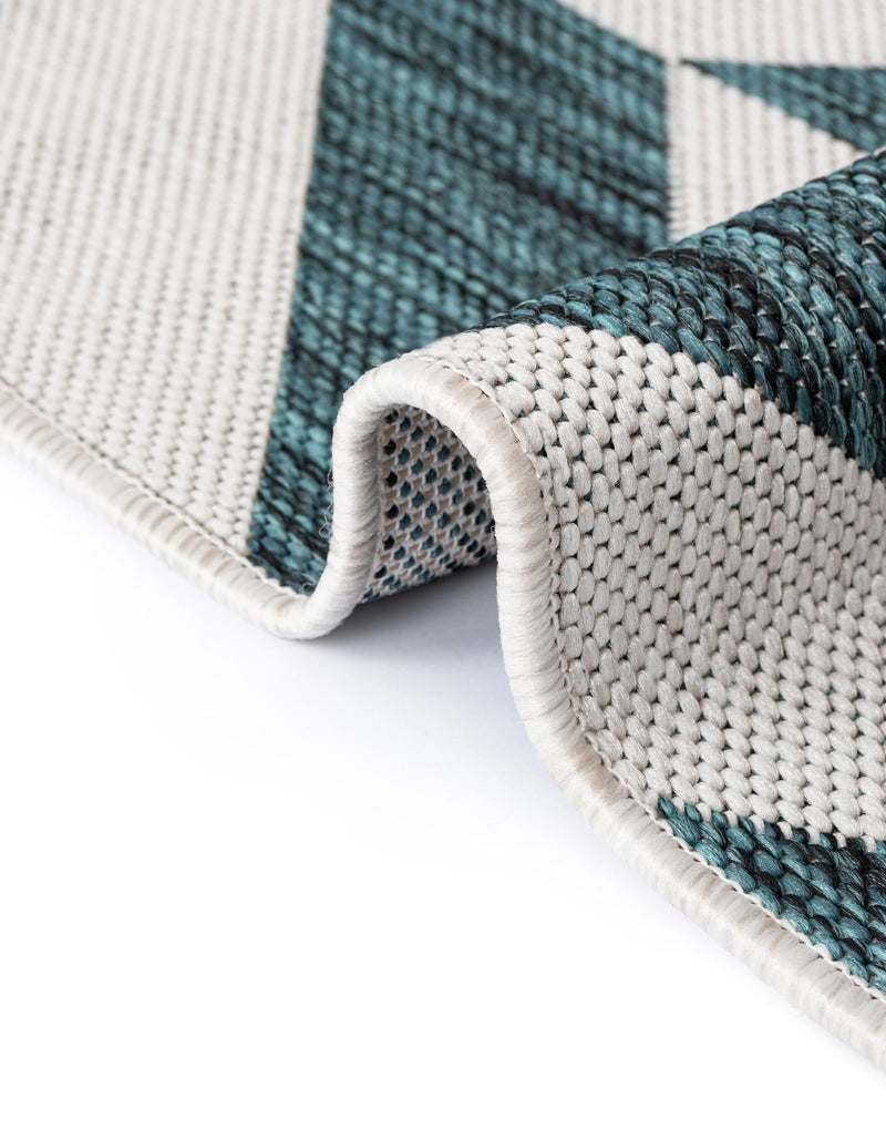 Urban Oasis Rugs Collection Area Rug -  Highrise (Teal) Rectangle Teal  lifestyle 30