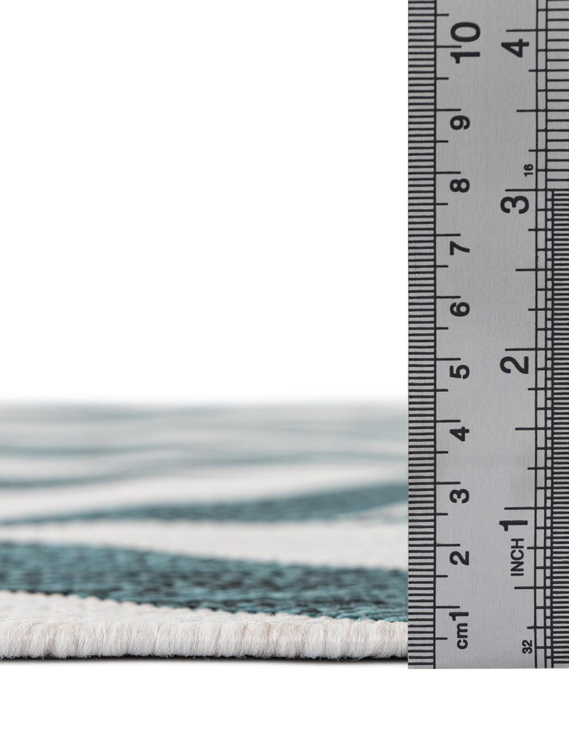 Urban Oasis Rugs Collection Area Rug -  Highrise (Teal) Rectangle Teal  lifestyle 33