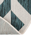 Urban Oasis Rugs Collection Area Rug -  Highrise (Teal) Round Teal  lifestyle 16