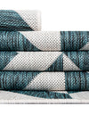 Urban Oasis Rugs Collection Area Rug -  Highrise (Teal) Round Teal  lifestyle 26