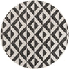 Urban Oasis Rugs Collection Area Rug -  Highrise (Charcoal Gray) Round Charcoal Gray Main