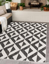 Urban Oasis Rugs Collection Area Rug -  Highrise (Charcoal Gray) Rectangle Charcoal Gray  lifestyle 0