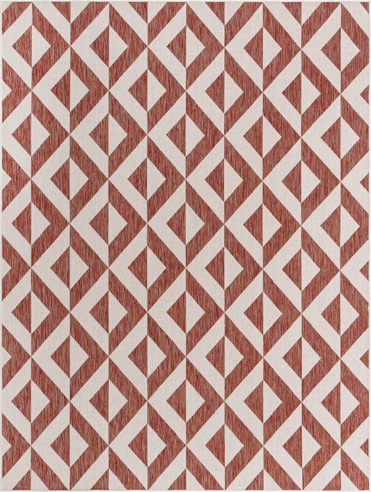 Urban Oasis Rugs Collection Area Rug -  Highrise (Rust Red) Rectangle Rust Red  lifestyle 2