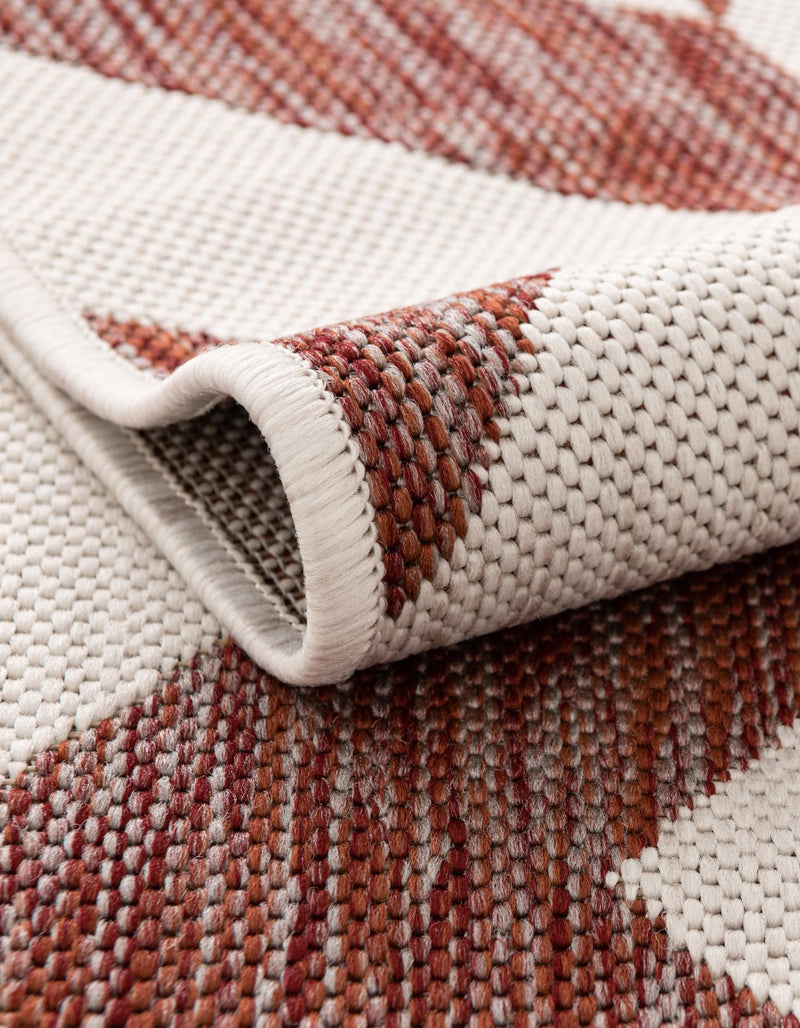 Urban Oasis Rugs Collection Area Rug -  Highrise (Rust Red) Round Rust Red  lifestyle 7