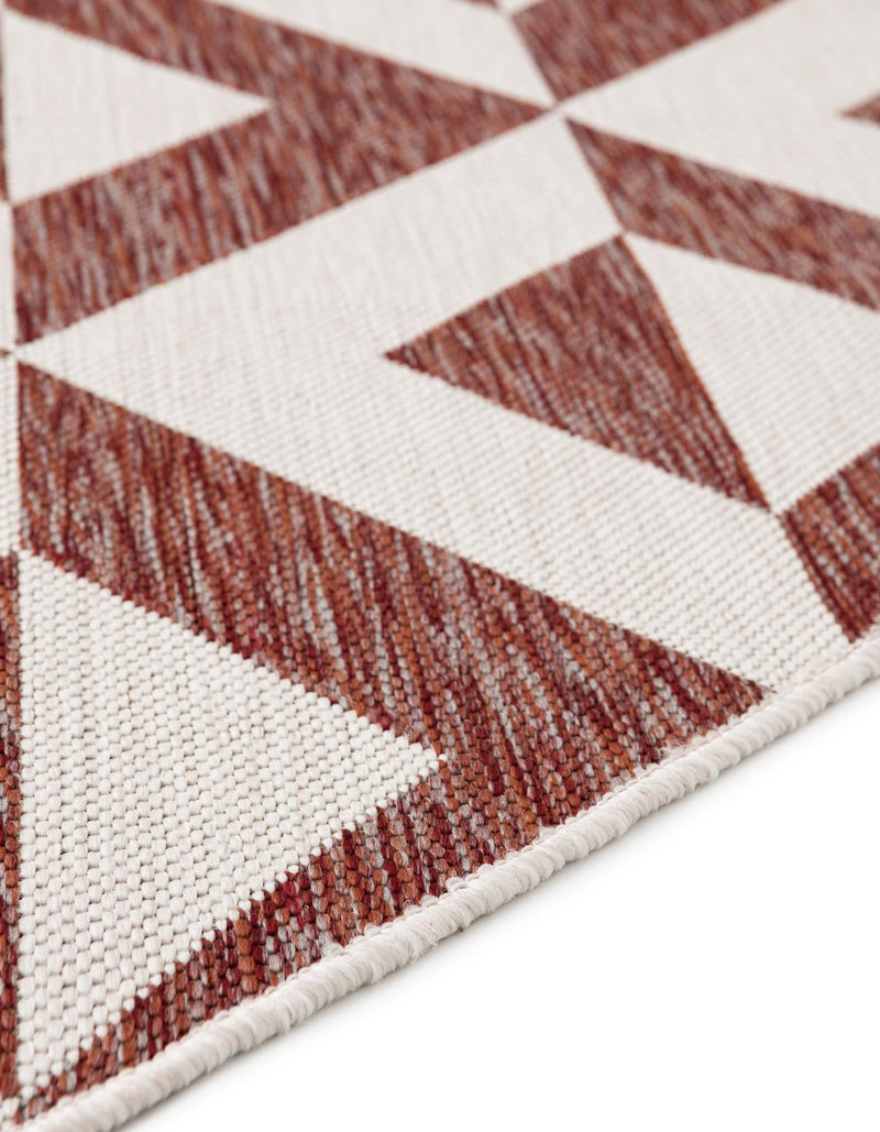 Urban Oasis Rugs Collection Area Rug -  Highrise (Rust Red) Round Rust Red  lifestyle 10