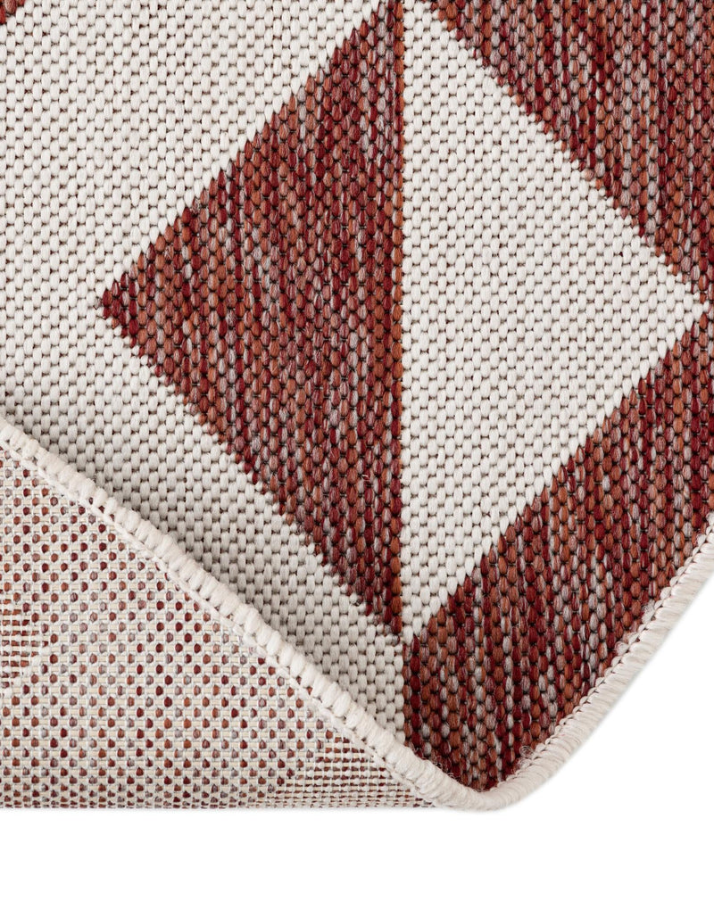 Urban Oasis Rugs Collection Area Rug -  Highrise (Rust Red) Round Rust Red  lifestyle 16