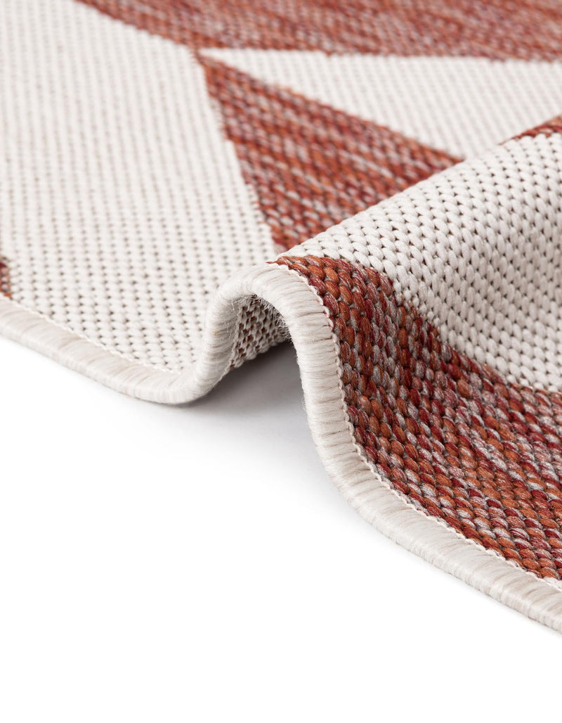 Urban Oasis Rugs Collection Area Rug -  Highrise (Rust Red) Round Rust Red  lifestyle 17