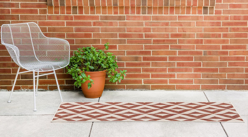 Urban Oasis Rugs Collection Area Rug -  Highrise (Rust Red) Runner Rust Red  lifestyle 3