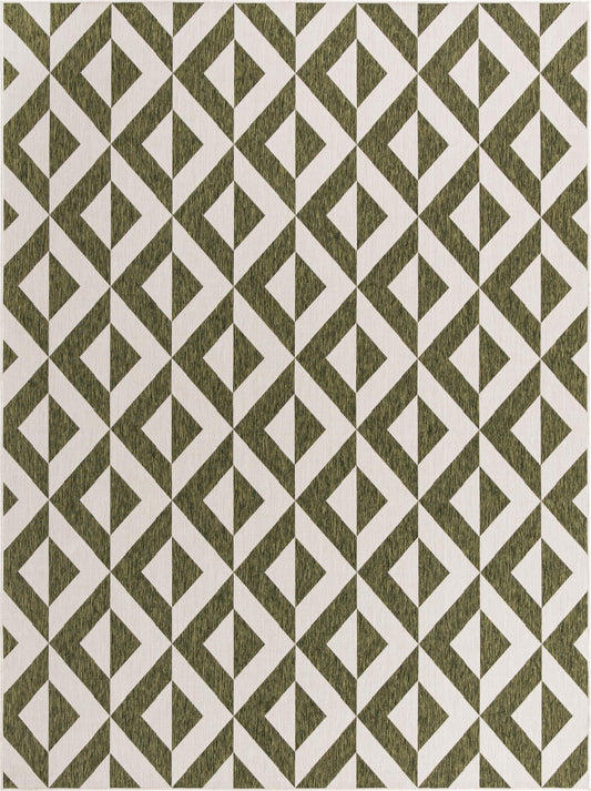 Urban Oasis Rugs Collection Area Rug -  Highrise (Green) Rectangle Green Main