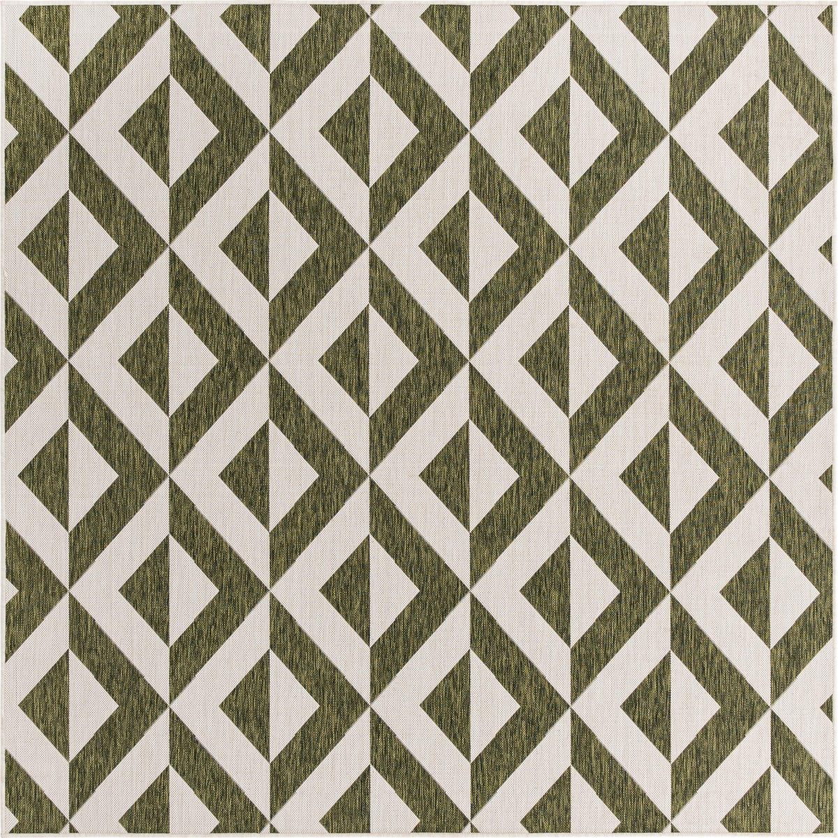 Urban Oasis Rugs Collection Area Rug -  Highrise (Green) Square Green Main
