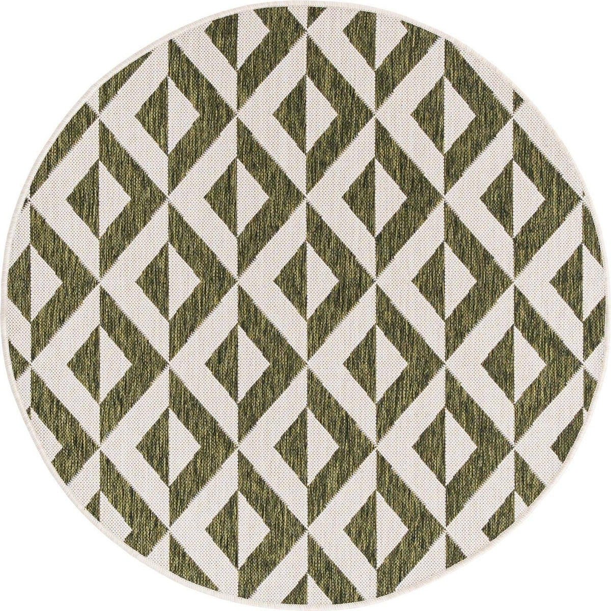 Urban Oasis Rugs Collection Area Rug -  Highrise (Green) Round Green  lifestyle 33