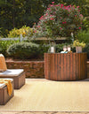 Urban Oasis Rugs Collection Area Rug -  Rooftop (Yellow Ivory) Square Yellow Ivory  lifestyle 2