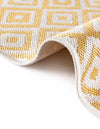 Urban Oasis Rugs Collection Area Rug -  Rooftop (Yellow Ivory) Oval Yellow Ivory  lifestyle 75