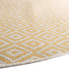 Urban Oasis Rugs Collection Area Rug -  Rooftop (Yellow Ivory) Oval Yellow Ivory  lifestyle 7