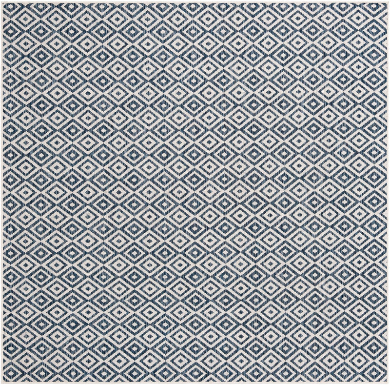 Urban Oasis Rugs Collection Area Rug -  Rooftop (Blue) Square Blue Main