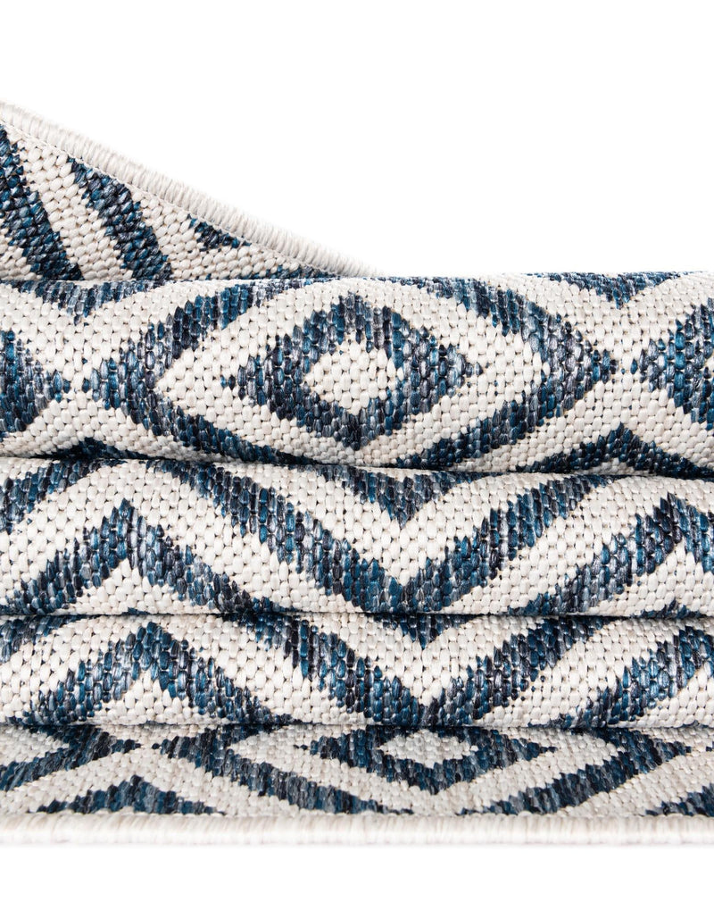Urban Oasis Rugs Collection Area Rug -  Rooftop (Blue) Rectangle Blue  lifestyle 23
