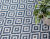 Urban Oasis Rugs Collection Area Rug -  Rooftop (Blue) Rectangle Blue  lifestyle 8
