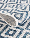 Urban Oasis Rugs Collection Area Rug -  Rooftop (Blue) Rectangle Blue  lifestyle 9