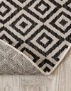 Urban Oasis Rugs Collection Area Rug -  Rooftop (Blue) Oval Blue  lifestyle 21